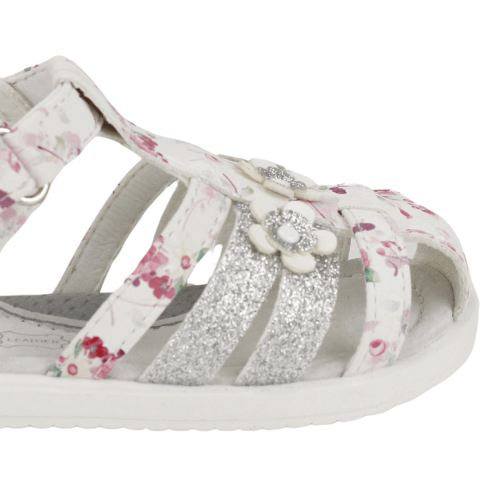 SANDALIA NAT GEO KIDS ROSAS BLANCA - 4