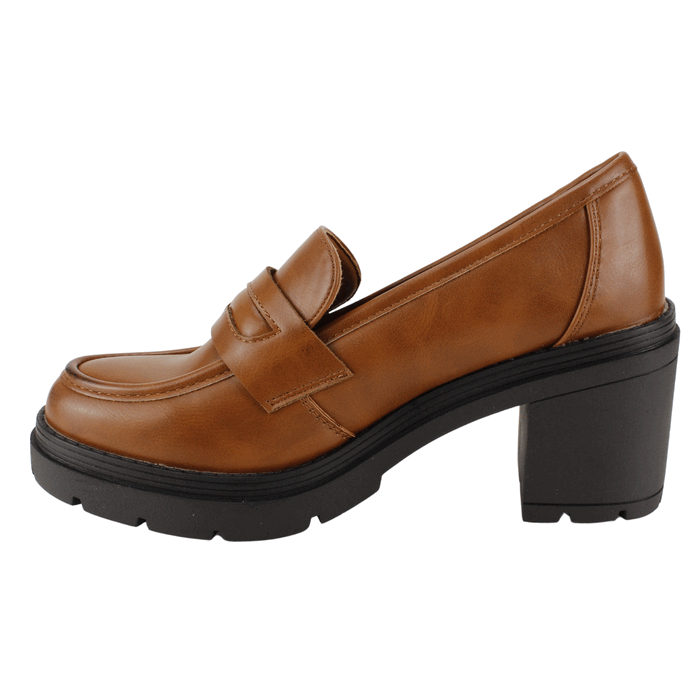 MOCASINES MUJER NEW WALK CAMEL CHIC - 3
