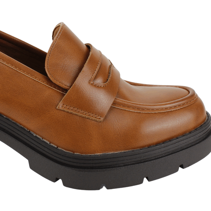 MOCASINES MUJER NEW WALK CAMEL CHIC - 4