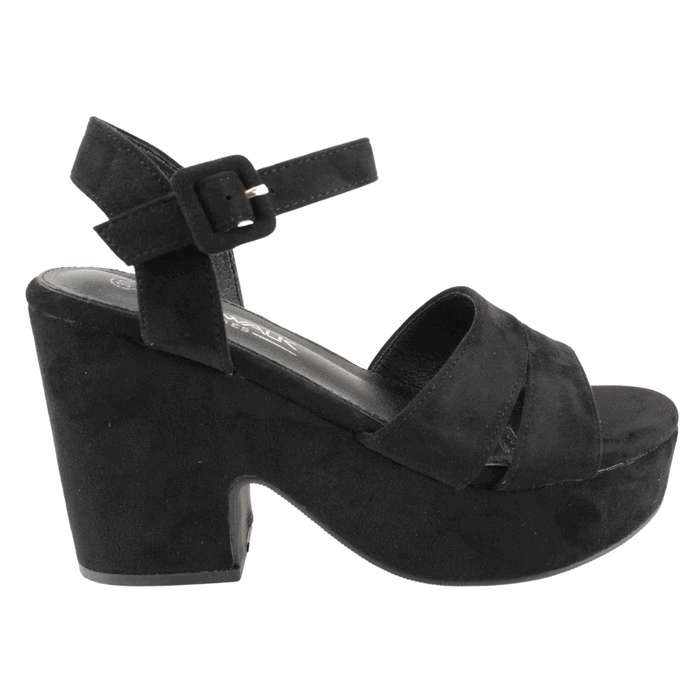 SANDALIA MUJER NEW WALK NEGRO ICONIC - 1