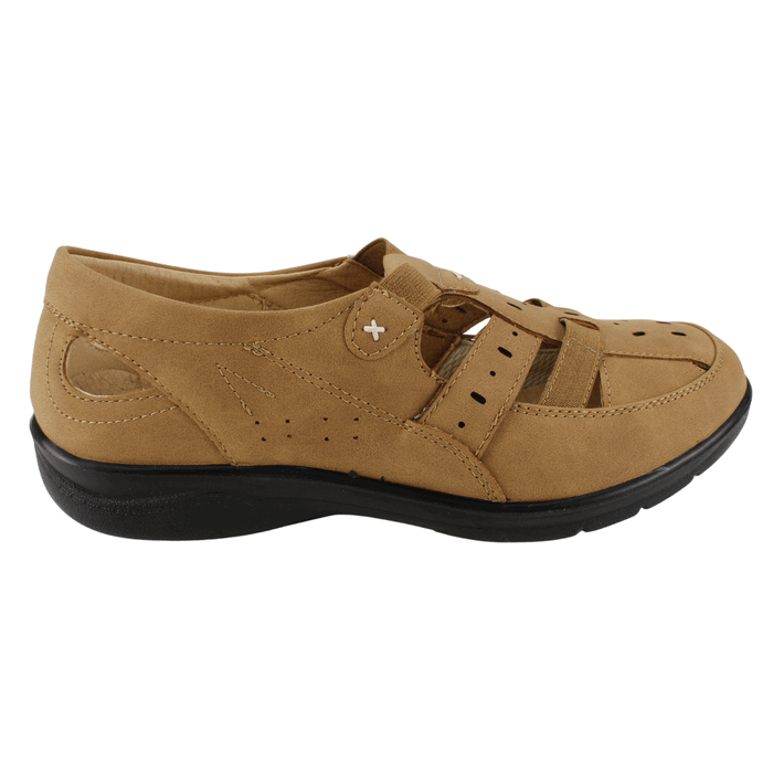 SANDALIA MUJER NEW WALK CAMEL FRANCISCANA - 1