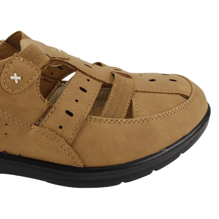 SANDALIA MUJER NEW WALK CAMEL FRANCISCANA - 4