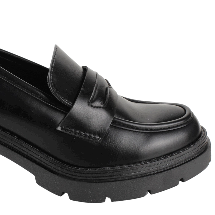 MOCASINES MUJER NEW WALK NEGRO CHIC - 5