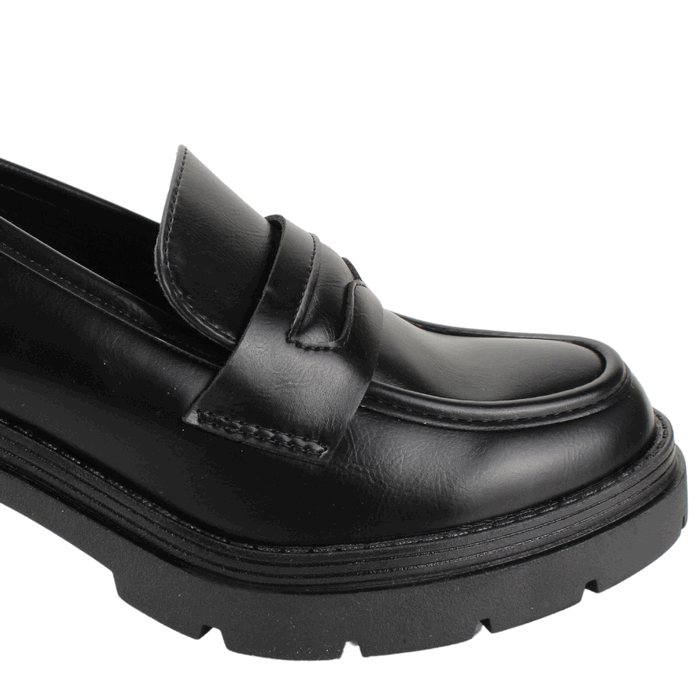MOCASINES MUJER NEW WALK NEGRO CHIC - 5