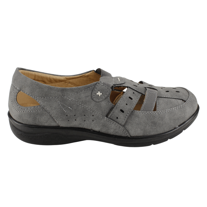 SANDALIA MUJER NEW WALK GRIS FRANCISCANA - 1