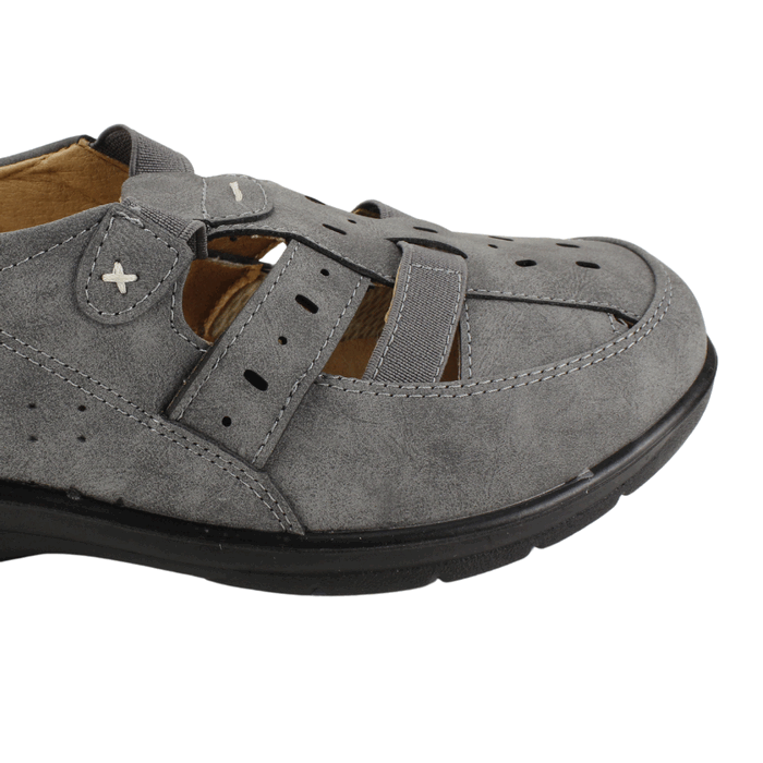 SANDALIA MUJER NEW WALK GRIS FRANCISCANA - 4