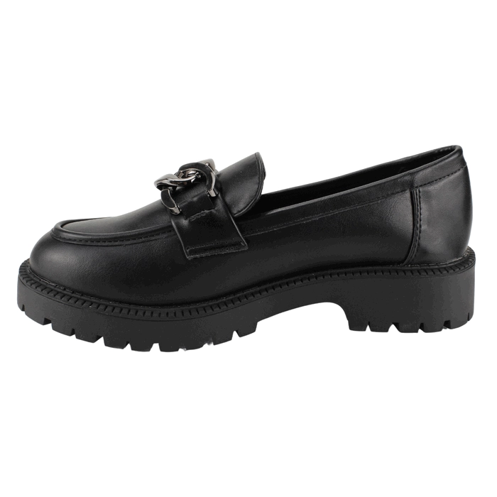 MOCASINES MUJER NEW WALK NEGRO ARGOLLAS - 3