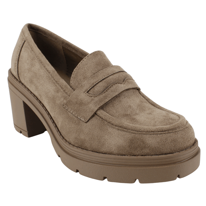 MOCASINES MUJER NEW WALK KHAKI CHIC - 2