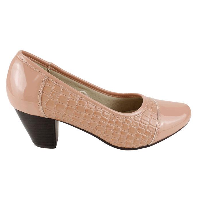 ZAPATO NEW WALK REPTIL SHINE ROSA - 1