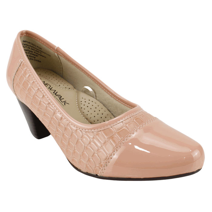 ZAPATO NEW WALK REPTIL SHINE ROSA - 2