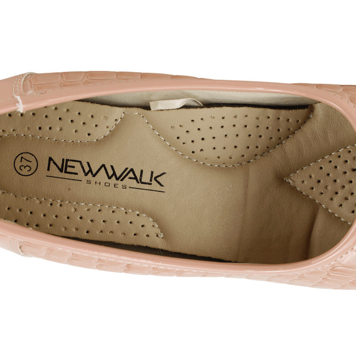 ZAPATO NEW WALK REPTIL SHINE ROSA - 4