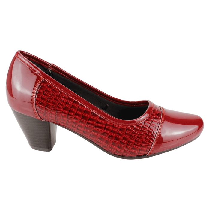 ZAPATO NEW WALK REPTIL SHINE ROJO - 1