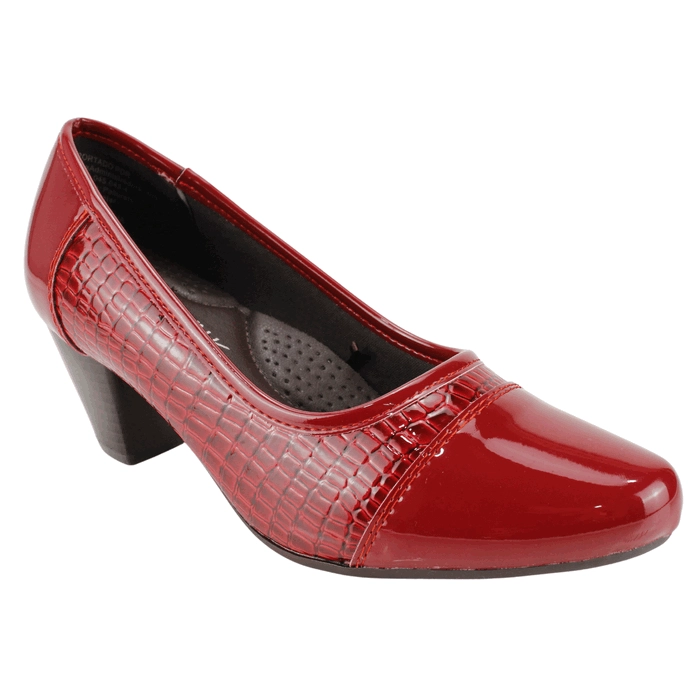 ZAPATO NEW WALK REPTIL SHINE ROJO - 3