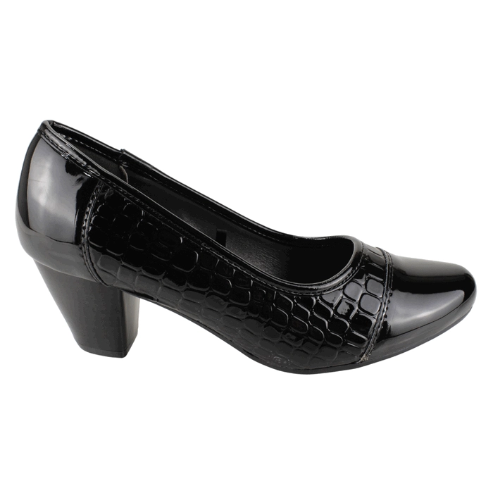 ZAPATO NEW WALK REPTIL SHINE NEGRO 36