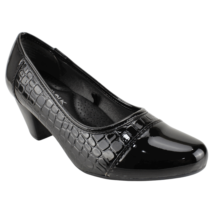 ZAPATO NEW WALK REPTIL SHINE NEGRO - 2