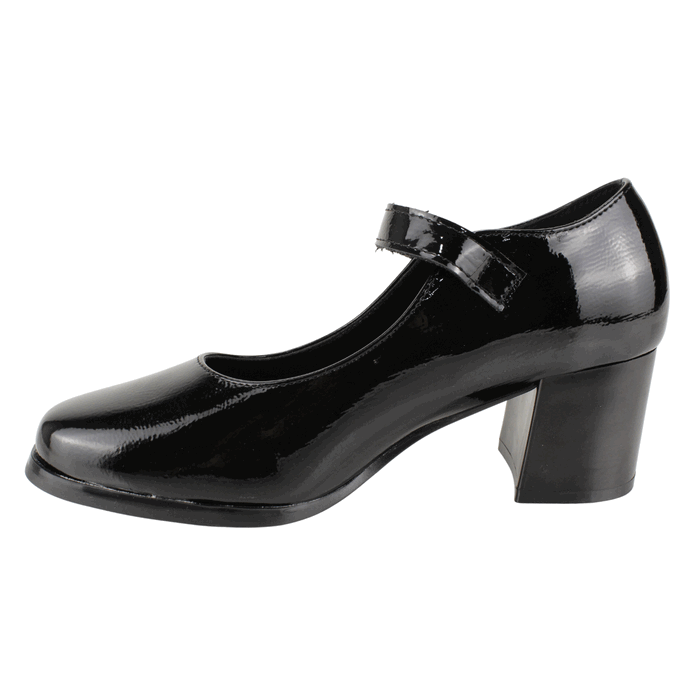 ZAPATO NEW WALK CONFORT NEGRO BRILLANTE - 3