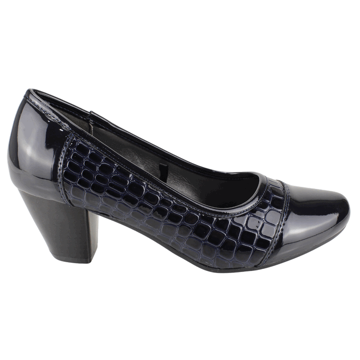 ZAPATO NEW WALK REPTIL SHINE AZUL - 1