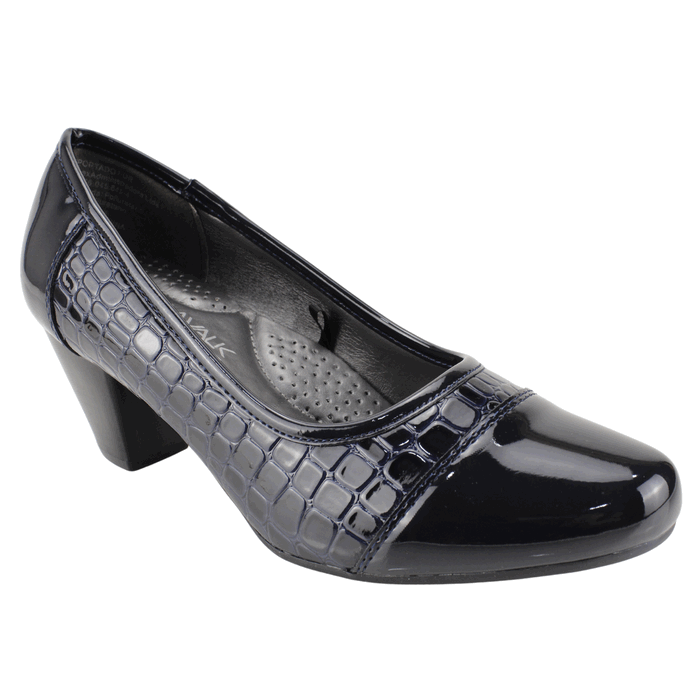 ZAPATO NEW WALK REPTIL SHINE AZUL - 2