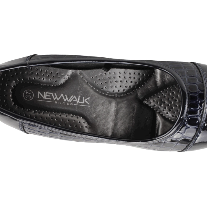 ZAPATO NEW WALK REPTIL SHINE AZUL - 4