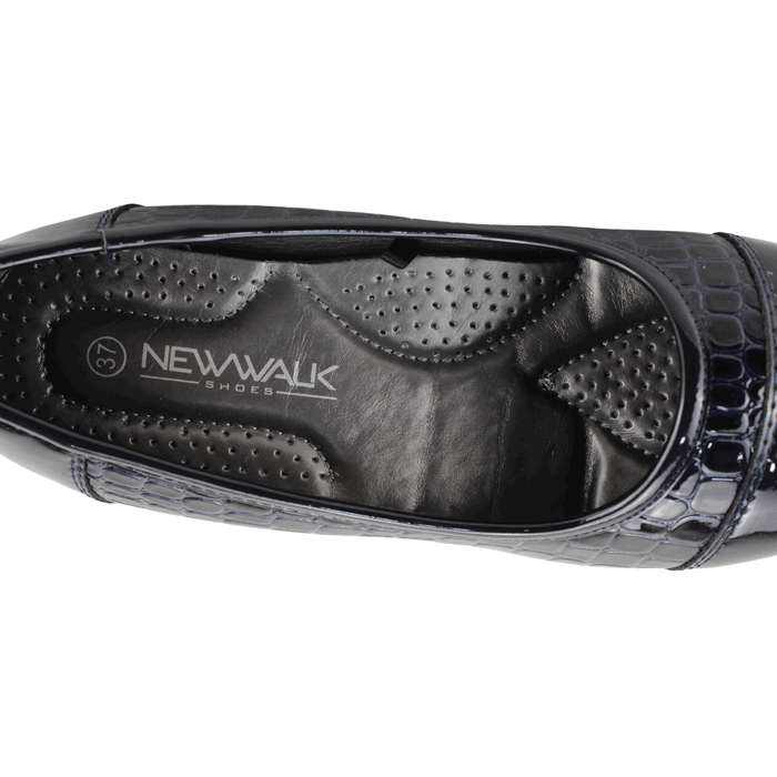 ZAPATO NEW WALK REPTIL SHINE AZUL - 4