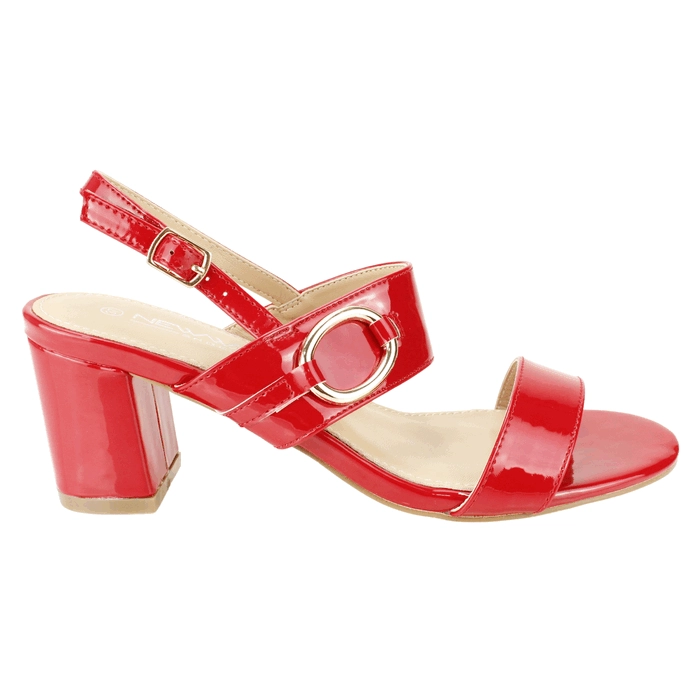 SANDALIA MUJER NEW WALK ROJA ARGOLLA - 1
