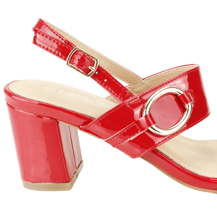 SANDALIA MUJER NEW WALK ROJA ARGOLLA - 4