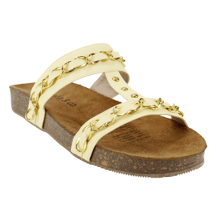 SANDALIA KANNA & CO CADENAS AMARILLA - 2