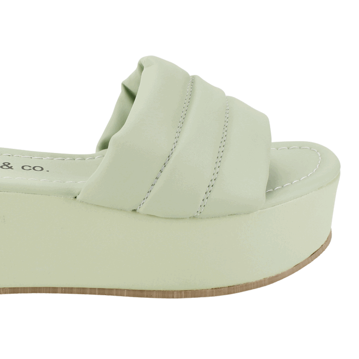 SANDALIA KANNA & CO SLIP ON TURQUESA - 4