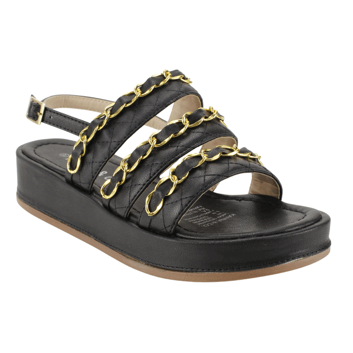 SANDALIA KANNA & CO PLATAFORMA NEGRA - 2