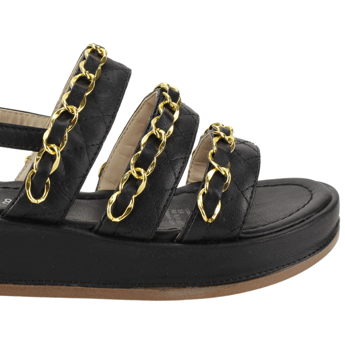 SANDALIA KANNA & CO PLATAFORMA NEGRA - 4