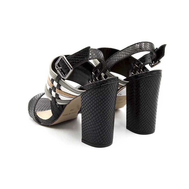 ZAPATO VERSACE 1969 CUERO NEGRO - 4