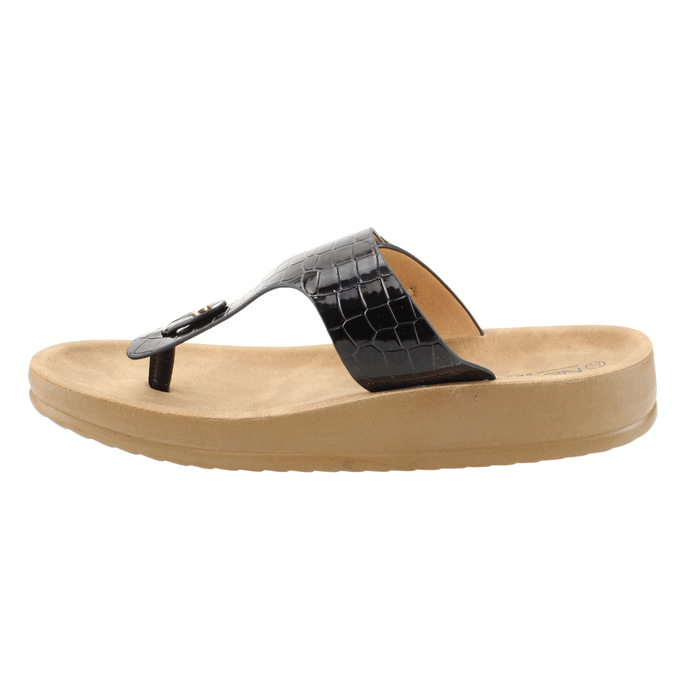 SANDALIA NEW WALK HEBILLA NEGRA - 3