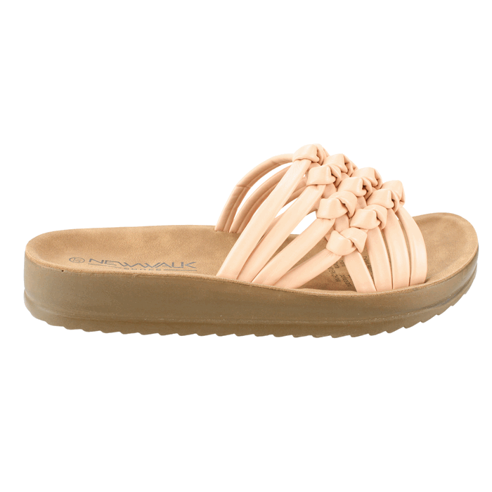 SANDALIA NEW WALK TRENZADA ROSA - 1