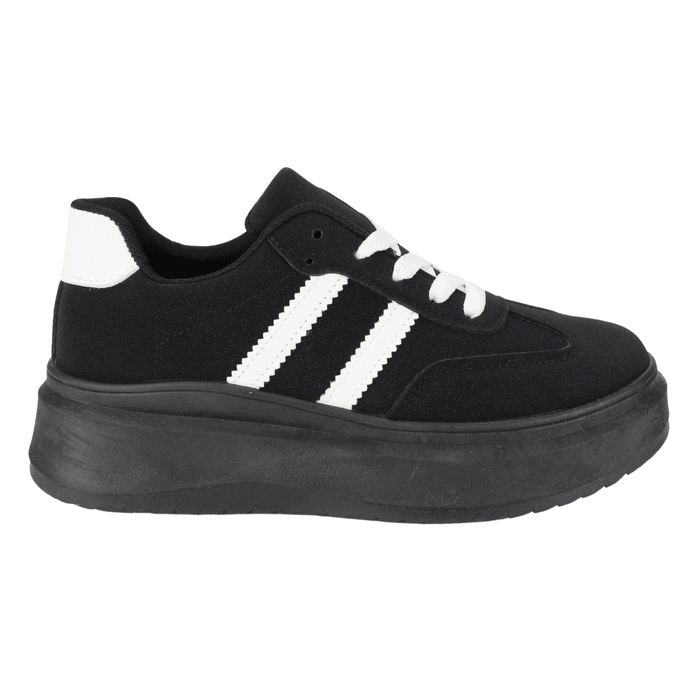 ZAPATILLA AGUA DE COCO DARSHAN PLATAFORMA NEGRA - 1