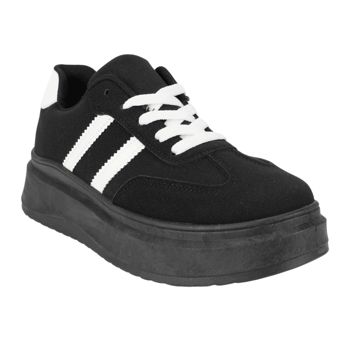 ZAPATILLA AGUA DE COCO DARSHAN PLATAFORMA NEGRA - 3
