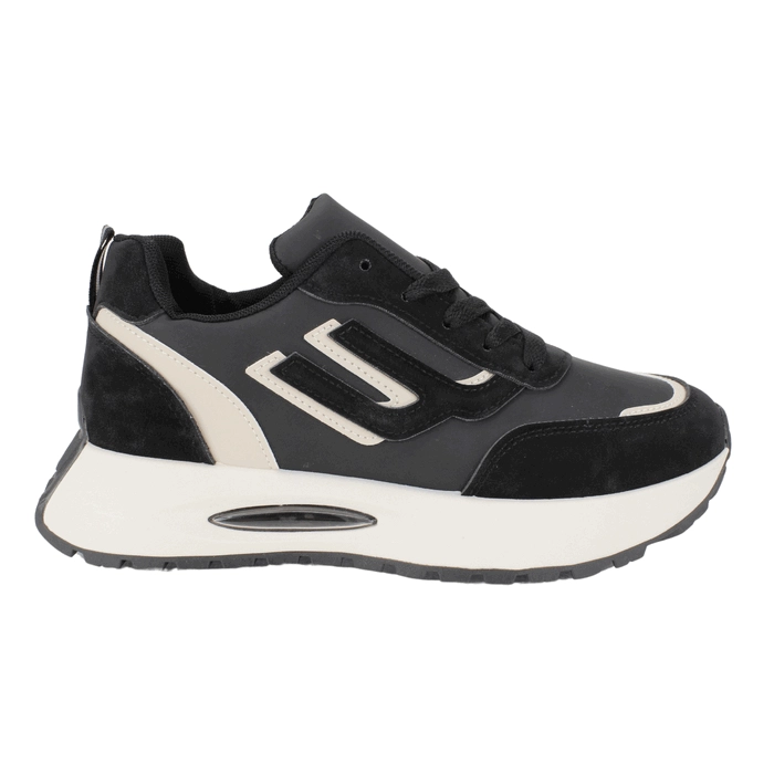 ZAPATILLA AGUA DE COCO ADVAY PLATAFORMA NEGRA - 1