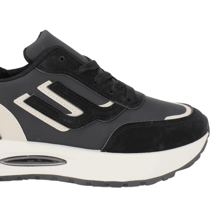 ZAPATILLA AGUA DE COCO ADVAY PLATAFORMA NEGRA - 5