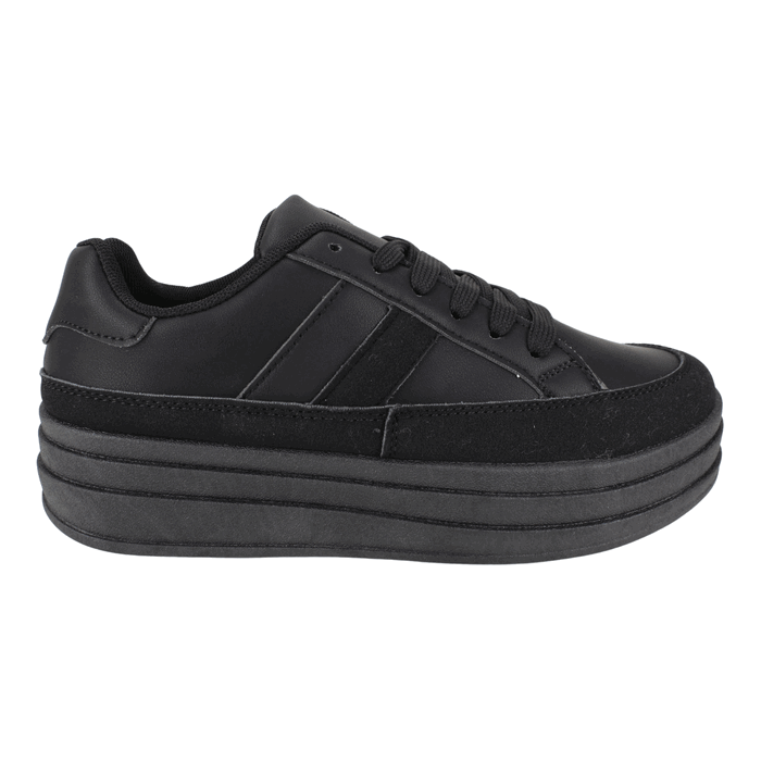 ZAPATILLA AGUA DE COCO AMIT PLATAFORMA NEGRA - 1
