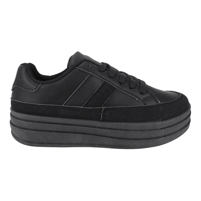 ZAPATILLA AGUA DE COCO AMIT PLATAFORMA NEGRA - 1