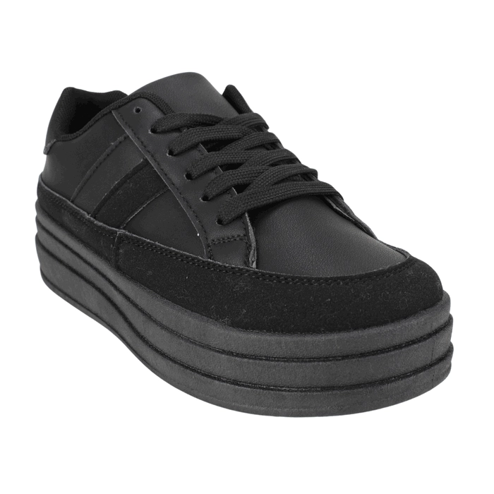 ZAPATILLA AGUA DE COCO AMIT PLATAFORMA NEGRA - 2