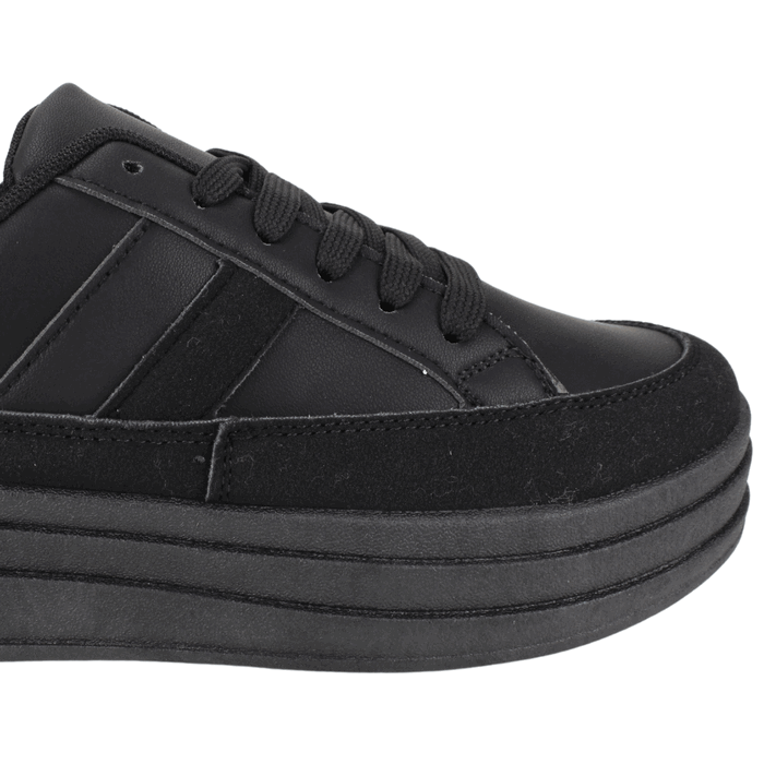 ZAPATILLA AGUA DE COCO AMIT PLATAFORMA NEGRA - 4