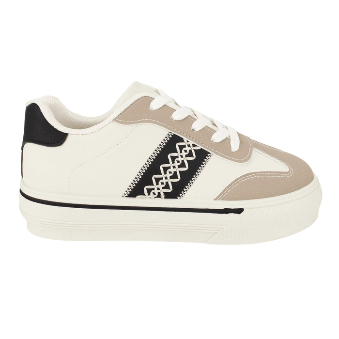 ZAPATILLA AGUA DE COCO BHARAT PLATAFORMA BEIGE - 1