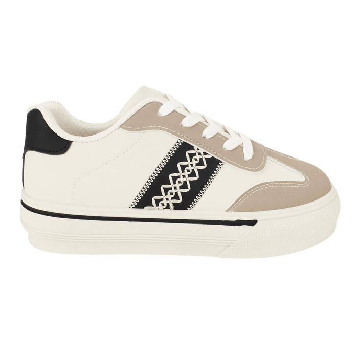 ZAPATILLA AGUA DE COCO BHARAT PLATAFORMA BEIGE - 1