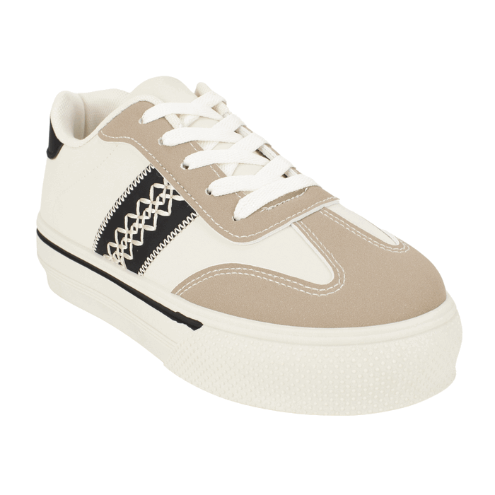 ZAPATILLA AGUA DE COCO BHARAT PLATAFORMA BEIGE - 2