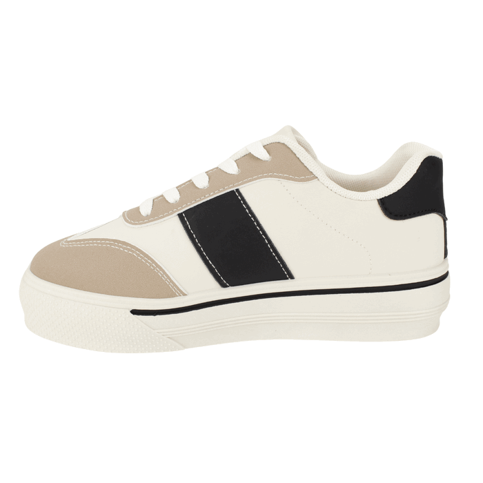 ZAPATILLA AGUA DE COCO BHARAT PLATAFORMA BEIGE - 3
