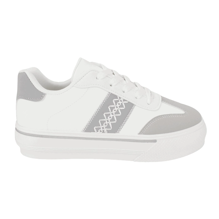 ZAPATILLA AGUA DE COCO BHARAT PLATAFORMA BLANCA - 1