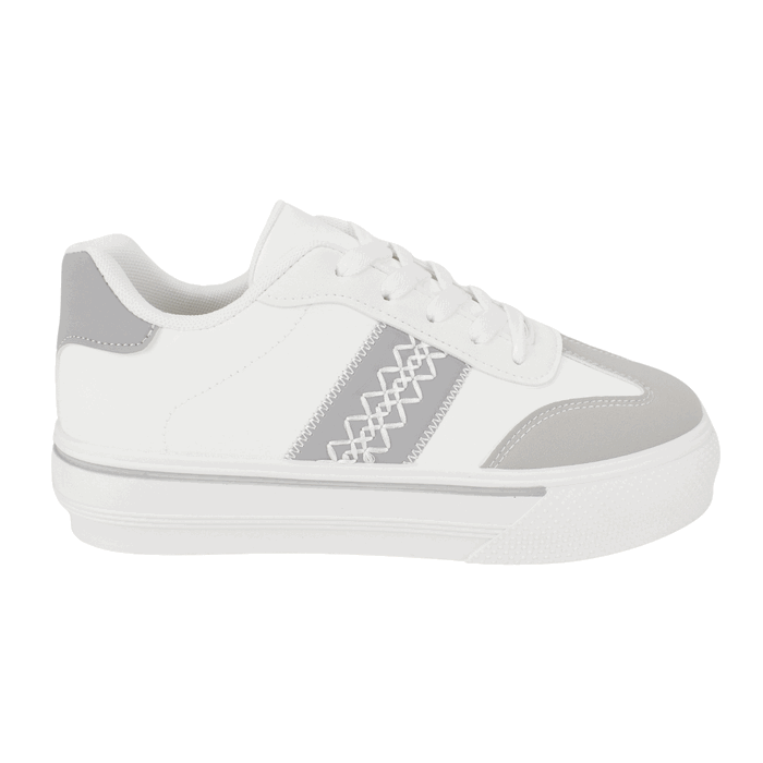 ZAPATILLA AGUA DE COCO BHARAT PLATAFORMA BLANCA - 1