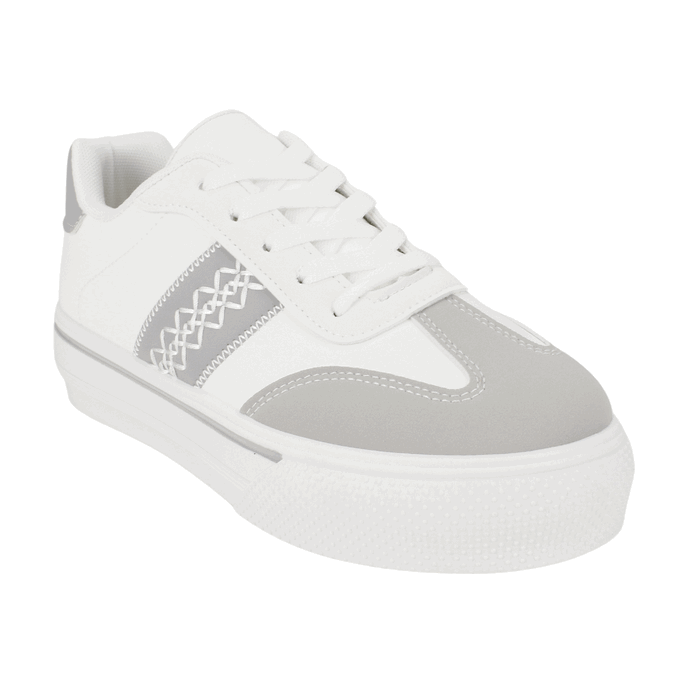 ZAPATILLA AGUA DE COCO BHARAT PLATAFORMA BLANCA - 3