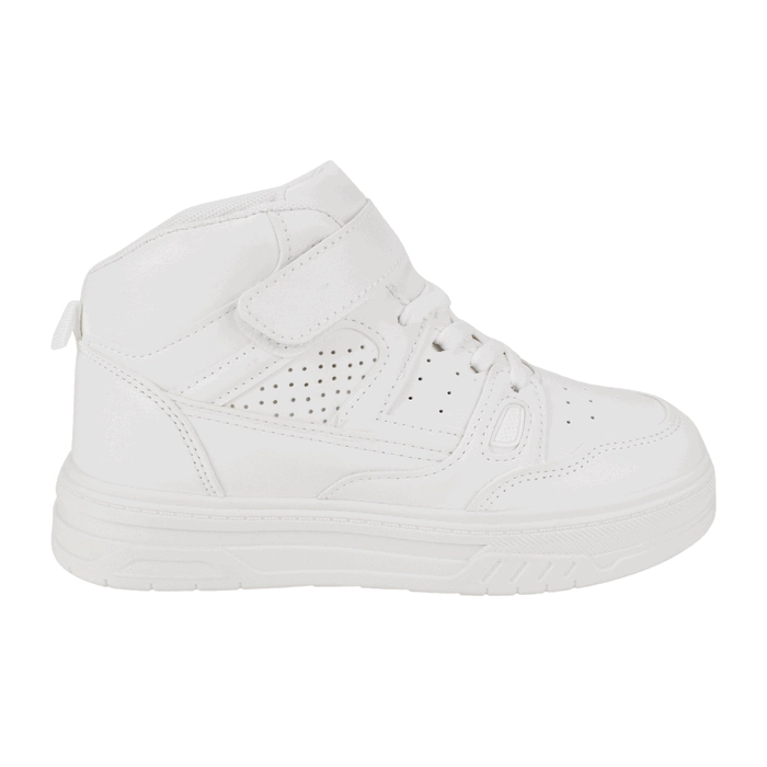 ZAPATILLA NEW WALK ESCOLAR CAÑA ALTA BLANCA - 1