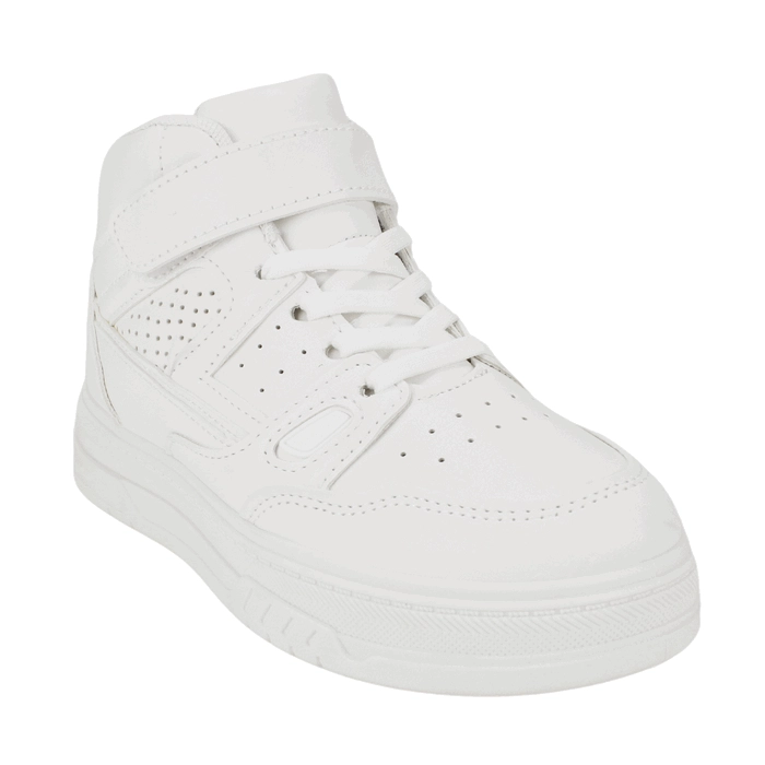 ZAPATILLA NEW WALK ESCOLAR CAÑA ALTA BLANCA - 2